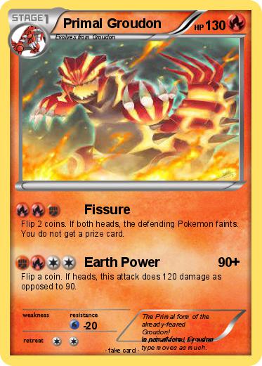 Pokemon Primal Groudon
