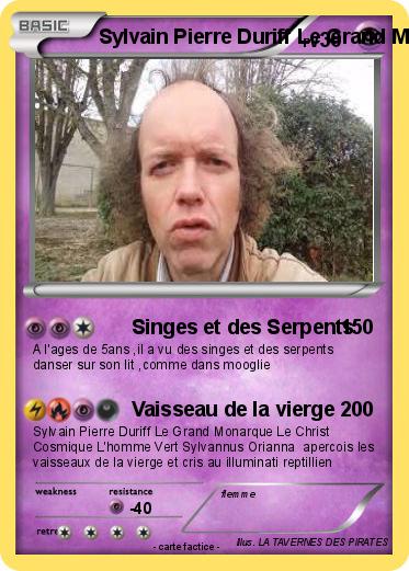 Pokemon Sylvain Pierre Duriff Le Grand Monarque Le Christ Cosmique L'homme Vert Sylvannus Orianna
