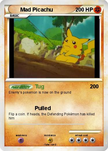 Pokemon Mad Picachu