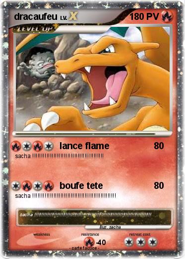 Pokemon dracaufeu
