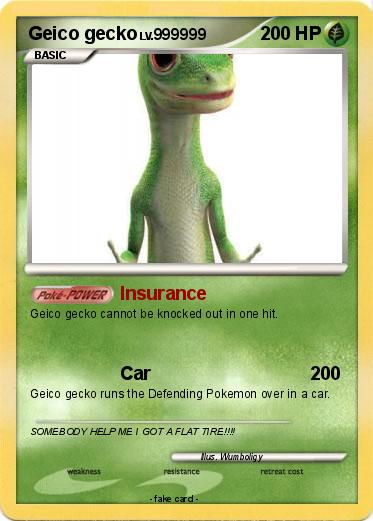 Pokemon Geico gecko