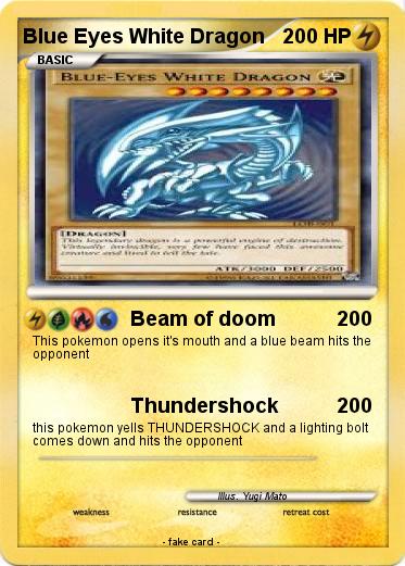 Pokemon Blue Eyes White Dragon
