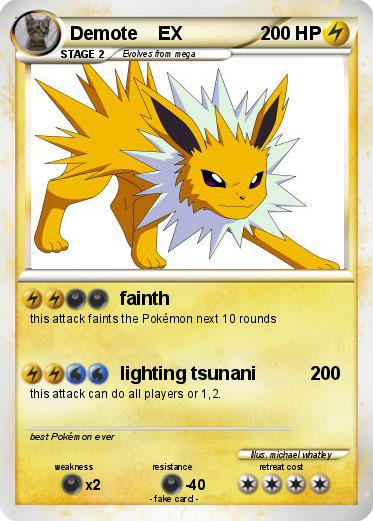Pokemon Demote    EX