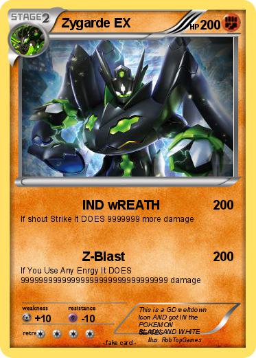 Pokemon Zygarde EX