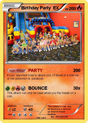 Pokemon Birthday Party  EX