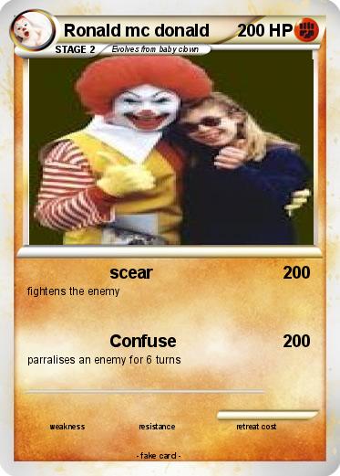 Pokemon Ronald mc donald