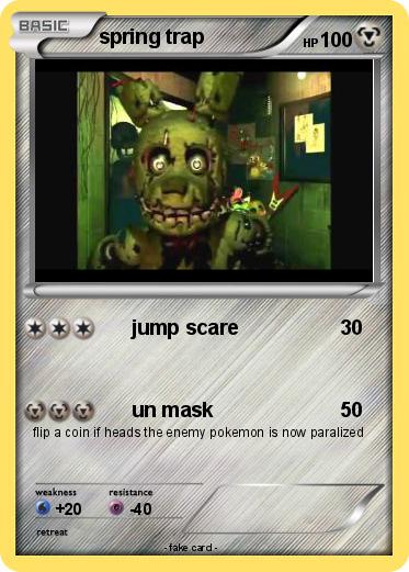 Pokemon spring trap