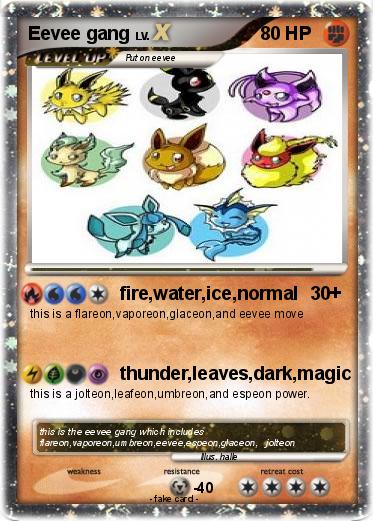 Pokemon Eevee gang