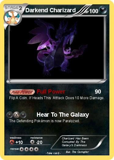 Pokemon Darkend Charizard
