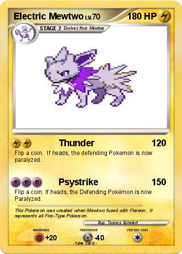 Pokemon Electric Mewtwo