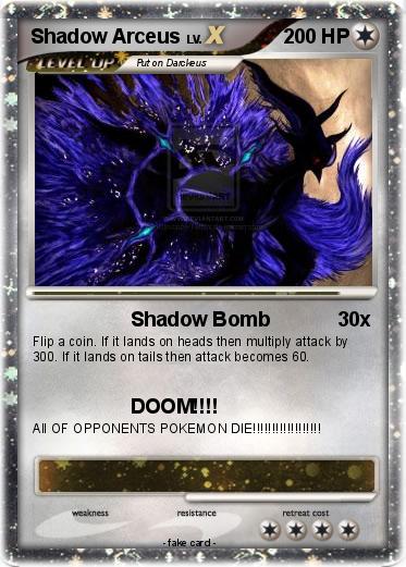 Pokemon Shadow Arceus