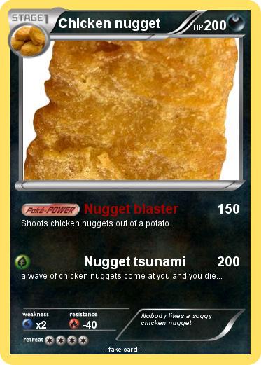 Pokemon Chicken nugget