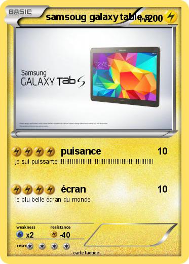 Pokemon samsoug galaxy table s