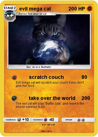 Pokemon evil mega cat