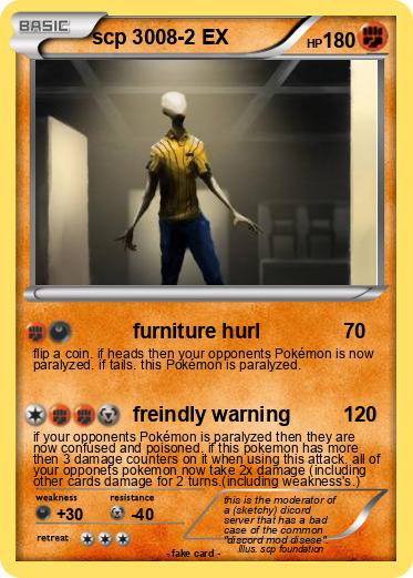 Pokemon scp 3008-2 EX
