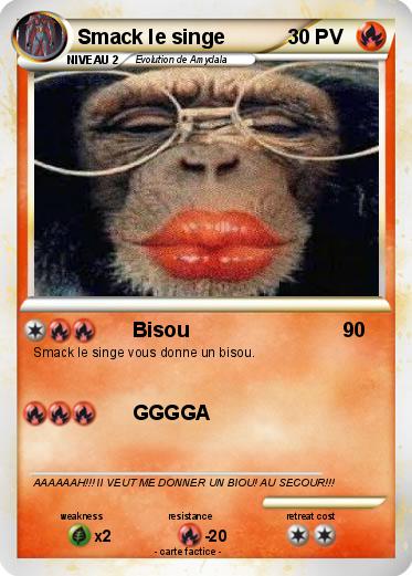 Pokemon Smack le singe