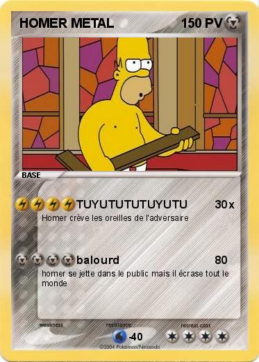 Pokemon HOMER METAL