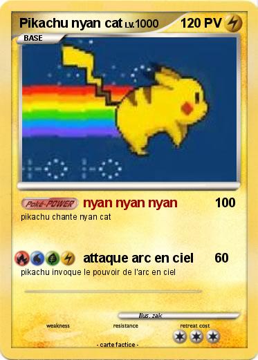 Pokemon Pikachu nyan cat