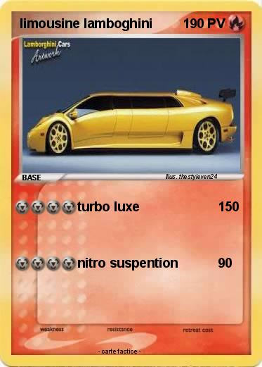 Pokemon limousine lamboghini