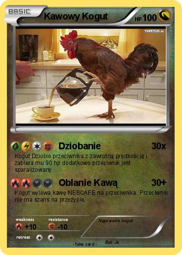 Pokemon Kawowy Kogut