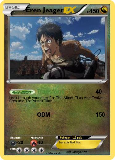 Pokemon Eren Jeager