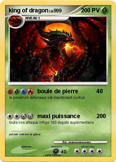Pokemon king of dragon