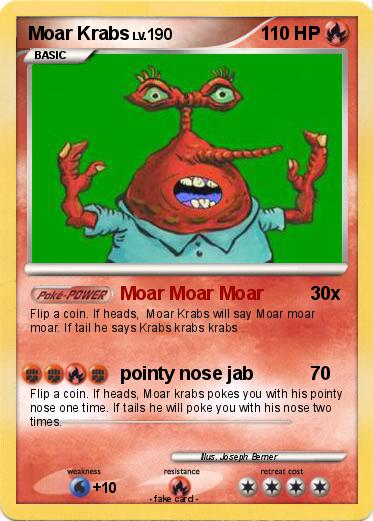 Pokemon Moar Krabs