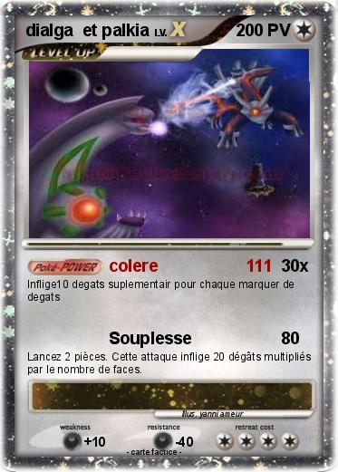 Pokemon dialga  et palkia