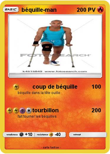 Pokemon béquille-man
