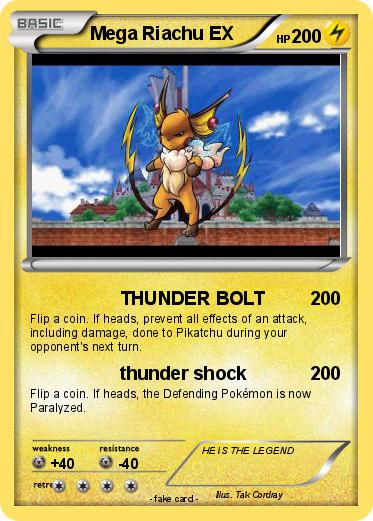 Pokemon Mega Riachu EX