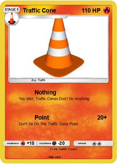 Pokemon Traffic Cone