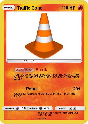 Pokemon Traffic Cone