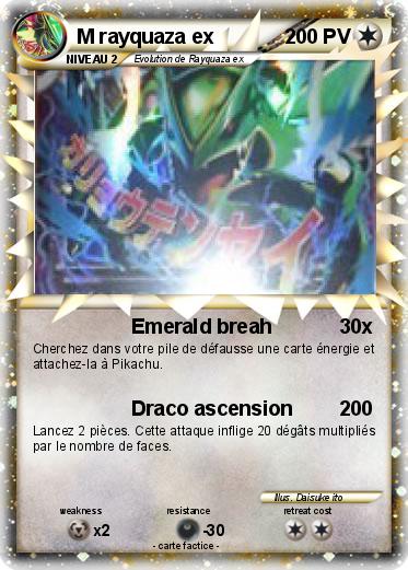 Pokemon M rayquaza ex