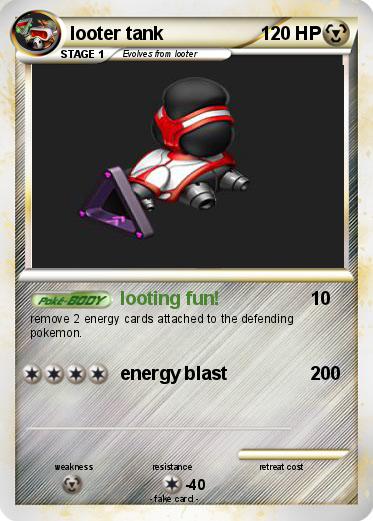 Pokemon looter tank
