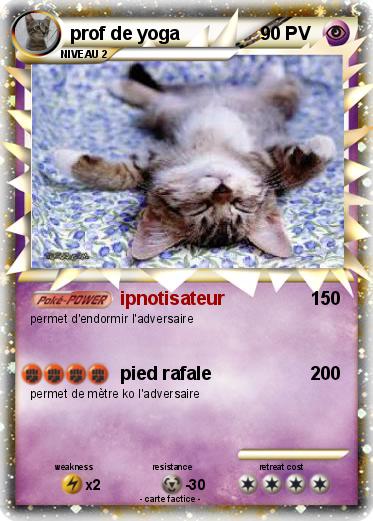 Pokemon prof de yoga