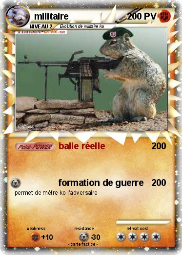 Pokemon militaire