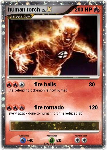 Pokemon human torch