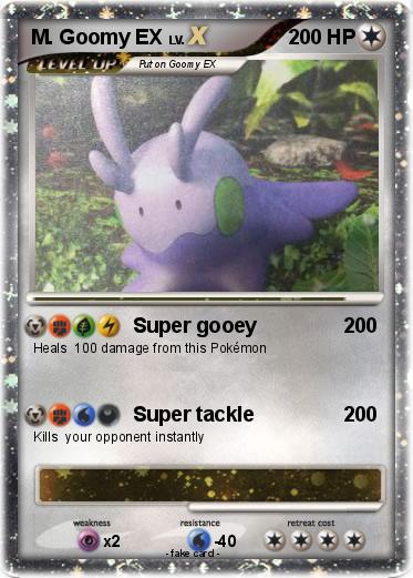 Pokemon M. Goomy EX