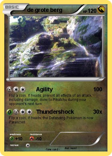 Pokemon de grote berg