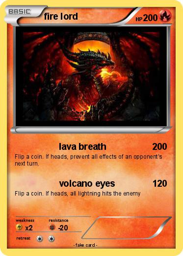 Pokemon fire lord