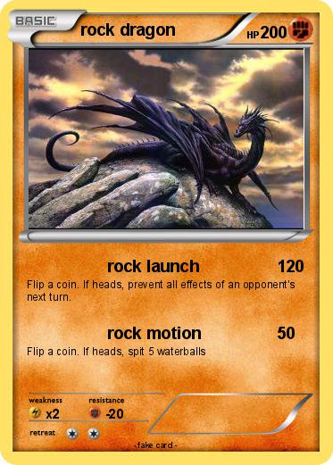 Pokemon rock dragon