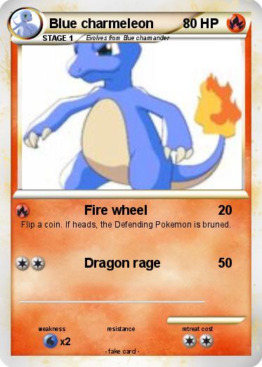 Pokemon Blue charmeleon