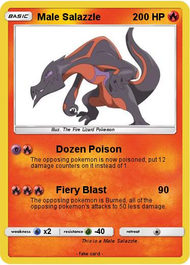 Pokemon Male Salazzle