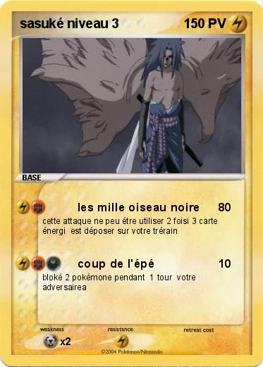 Pokemon sasuké niveau 3