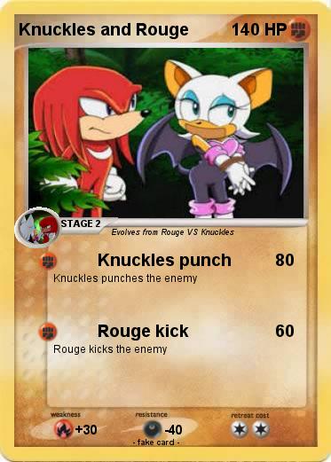 Pokemon Knuckles and Rouge