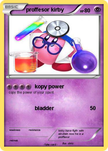 Pokemon proffesor kirby