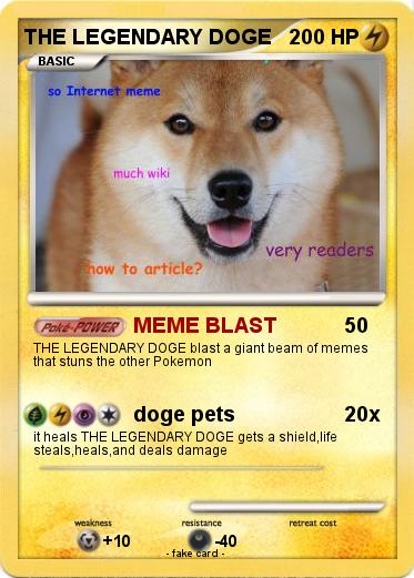 Pokemon THE LEGENDARY DOGE