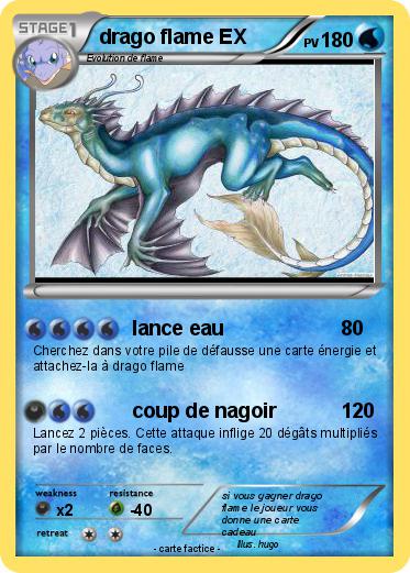 Pokemon drago flame EX