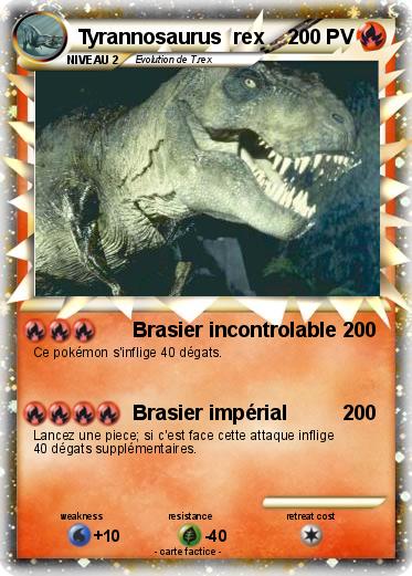Pokemon Tyrannosaurus  rex