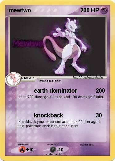 Pokemon mewtwo